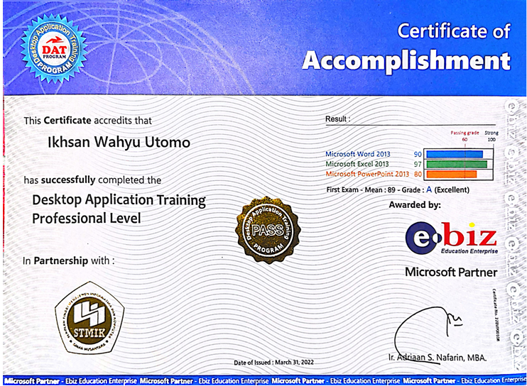 Dekstop Application Training