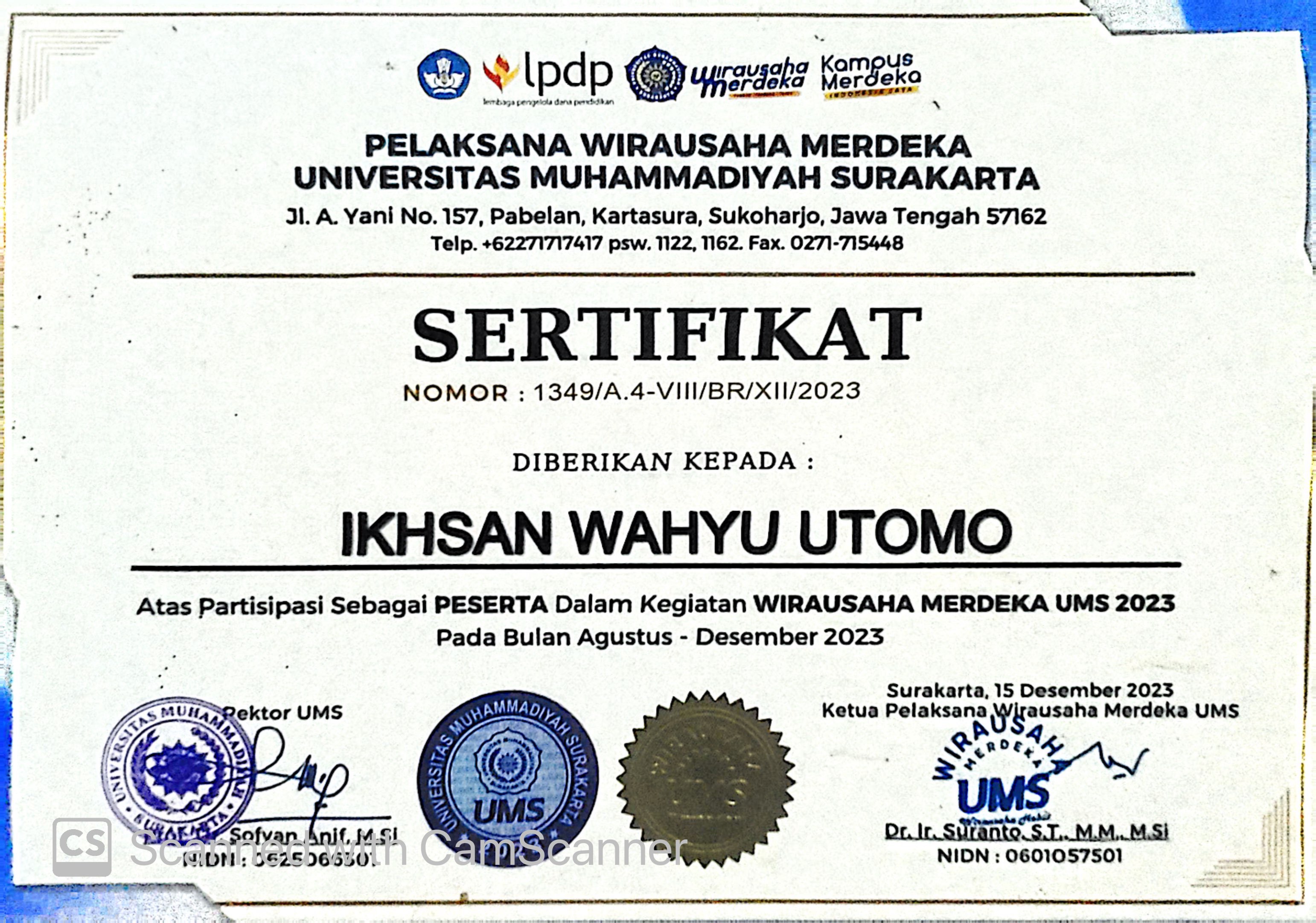 Wirausaha Merdeka (WMK)